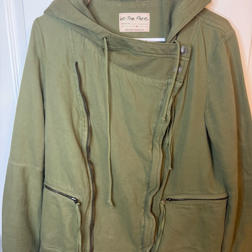 Free People We The Free | Women’s Carmen Moto Jacket | Large - Picture 8 of 9